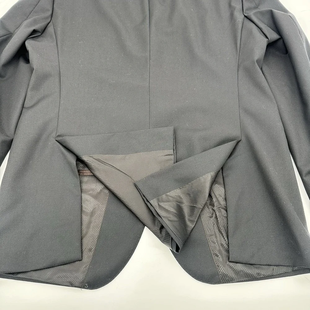 Hugo Boss James 3 Sport Coat Mens 42R Black 100% Virgin Wool Blazer Jacket
